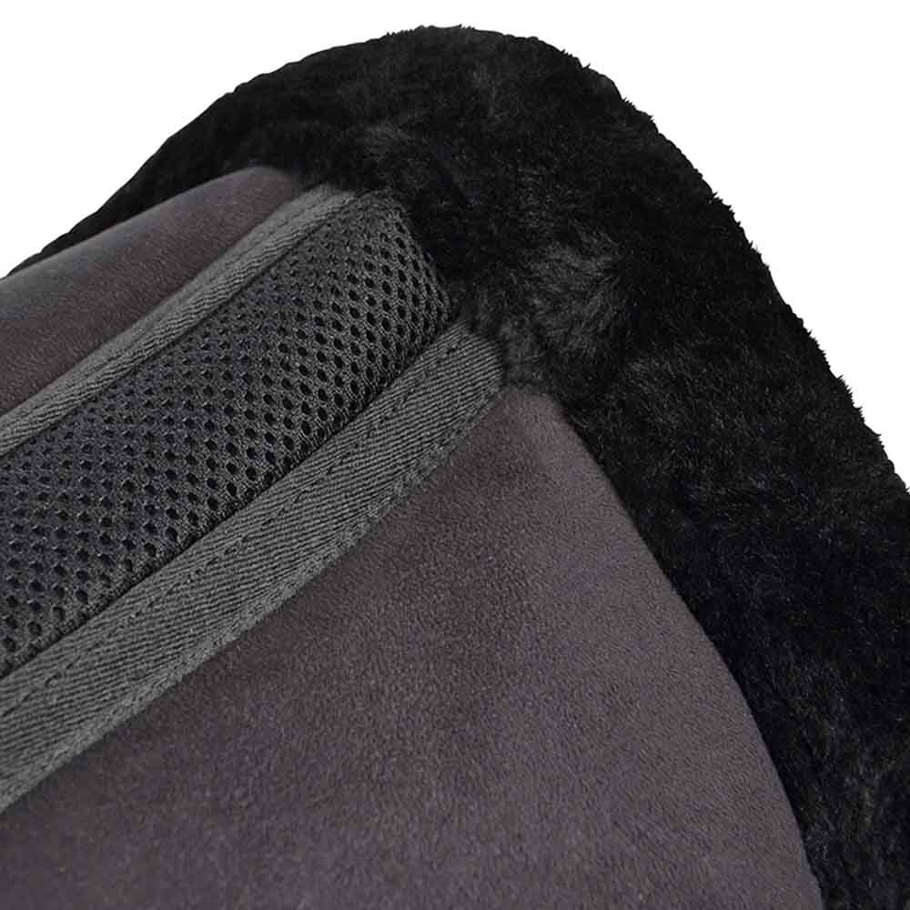 Sattelpad HS Faux Fur Schwarz