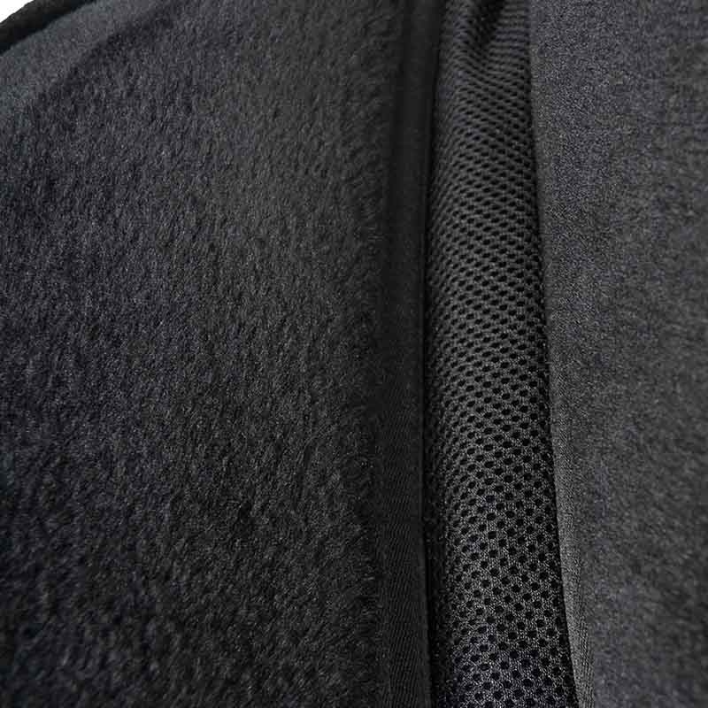 Sattelpad HS Faux Fur Schwarz