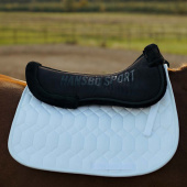 Sattelpad HS Faux Fur Schwarz