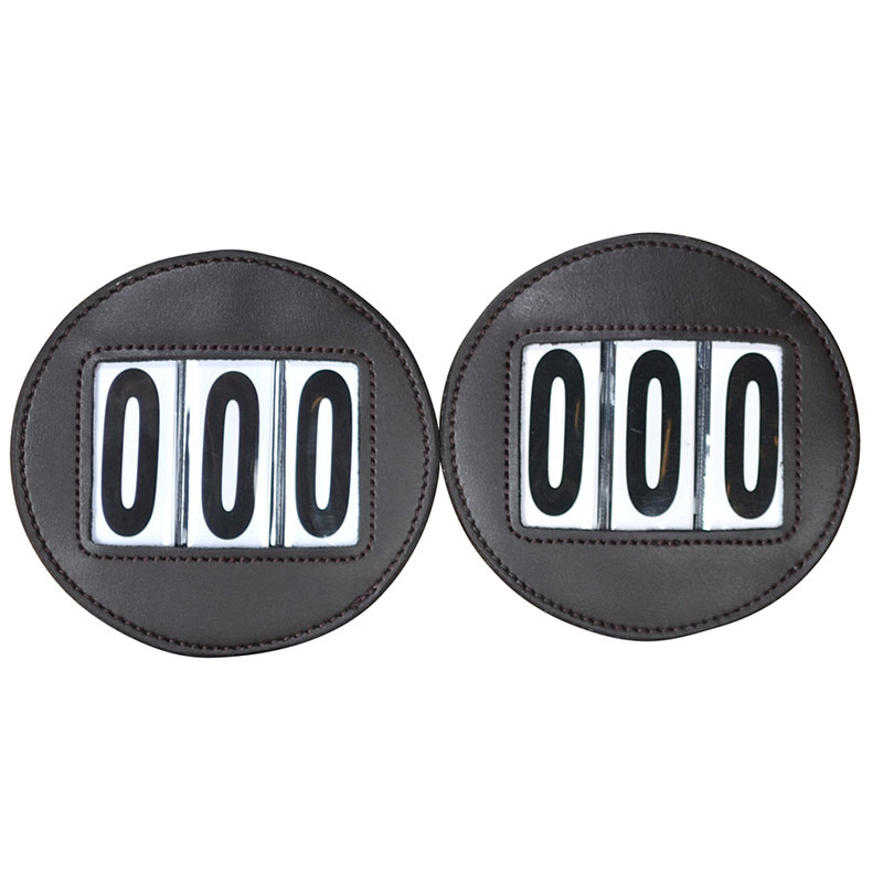 Nummernschild HS Vegan Leather 2-pack Braun