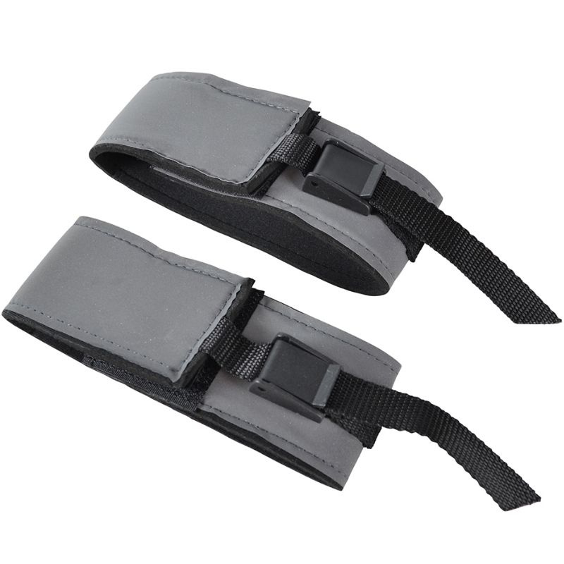 Beinreflektor HS Fixlock 2-pack Schwarz/Silber