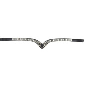 Stirnriemen HS Gebiss Strass Schwarz Stirnriemen HS Gebiss Strass Schwarz
