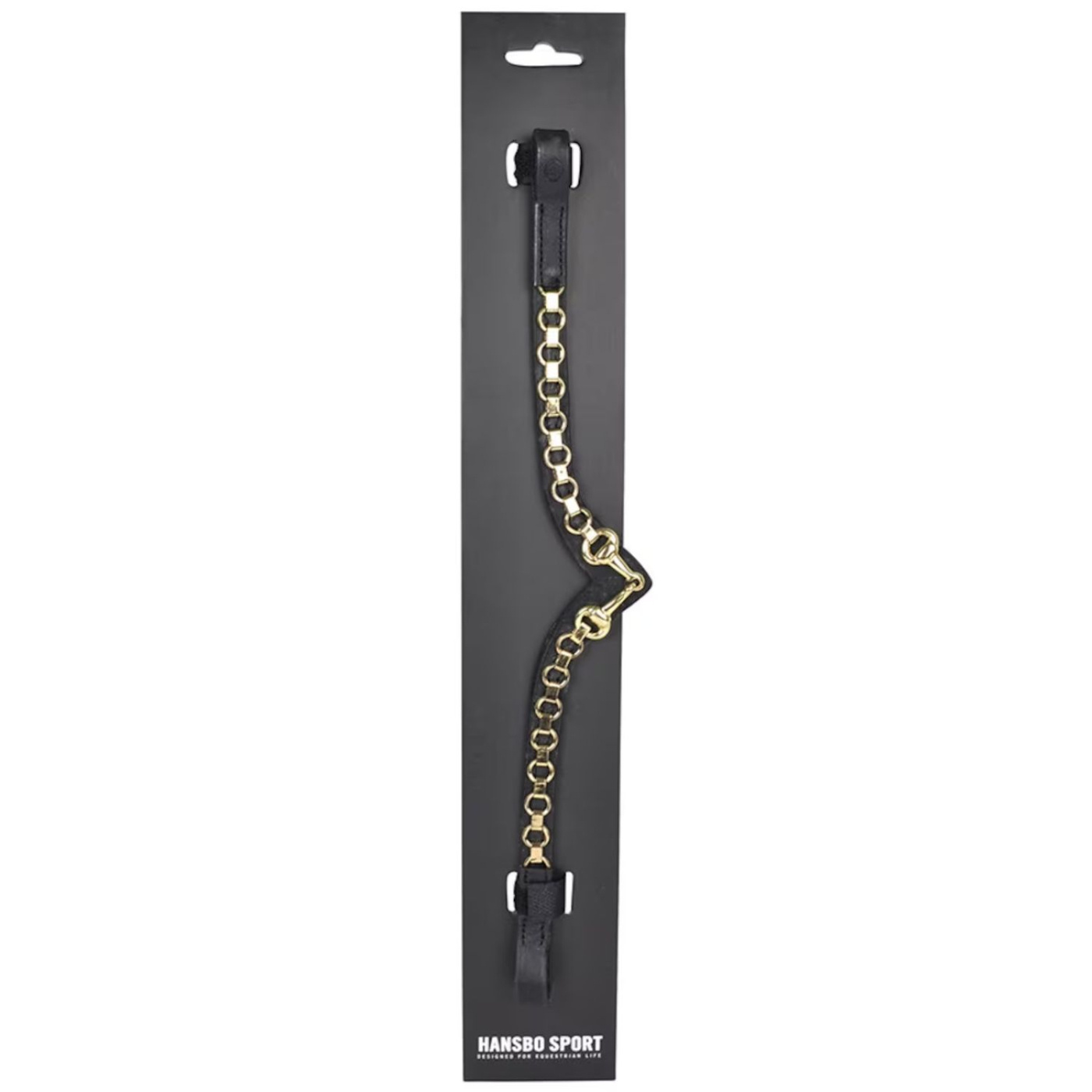 Stirnriemen HS Gebiss Gold Schwarz