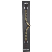 Stirnriemen HS Gebiss Gold Braun Stirnriemen HS Gebiss Gold Braun