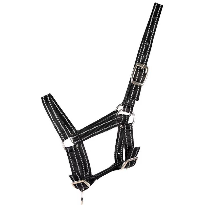 Fohlenhalfter HS Reflective Schwarz