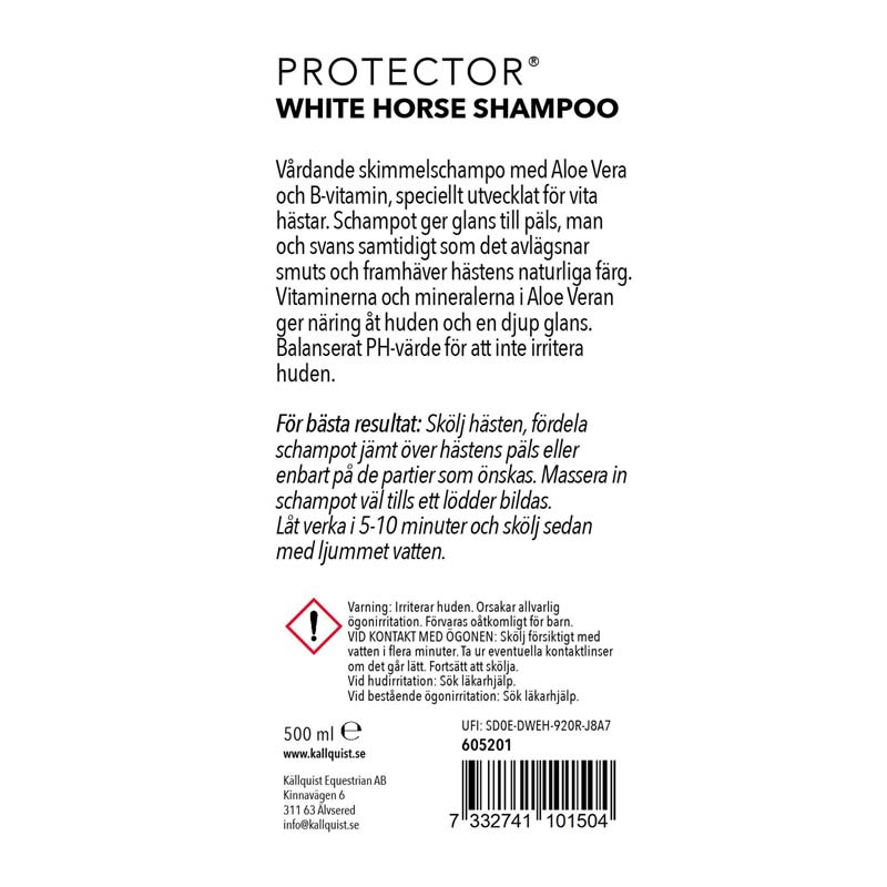 Skimmelschampoo White Horse 500ml