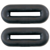 Martingalstopper Rubber 2-pack Schwarz Martingalstopper Rubber 2-pack Schwarz