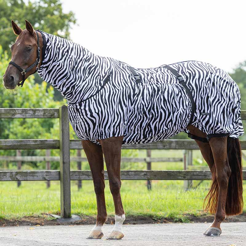 Ekzemdecke UV-Resistant Zebra Schwarz/Weiß