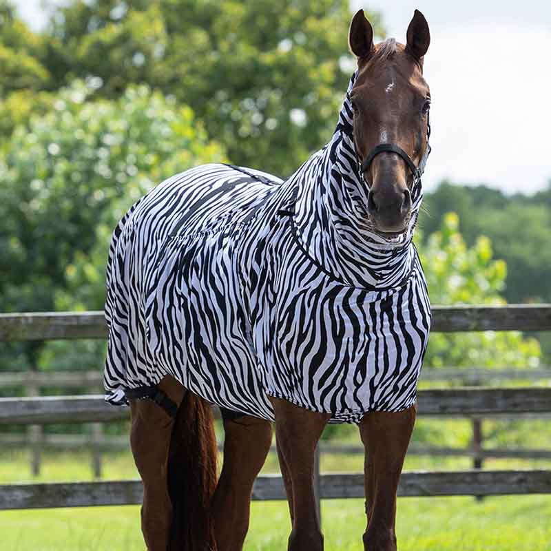 Ekzemdecke UV-Resistant Zebra Schwarz/Weiß