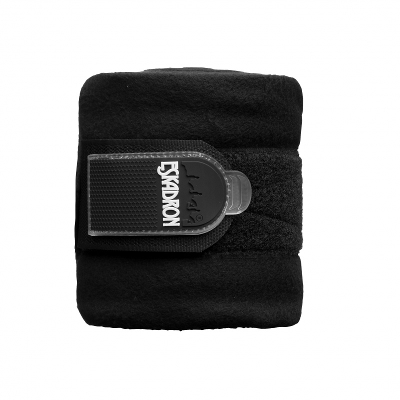 Fleecebandagen 4er-Pack Schwarz