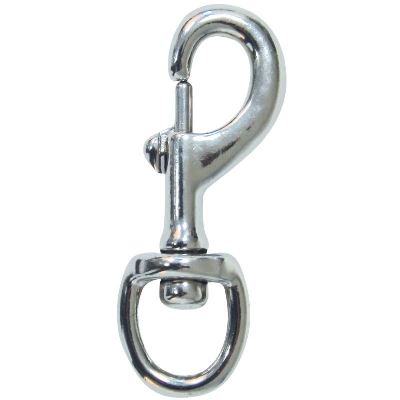 Karabiner für Führstrick Snap Hook Silber