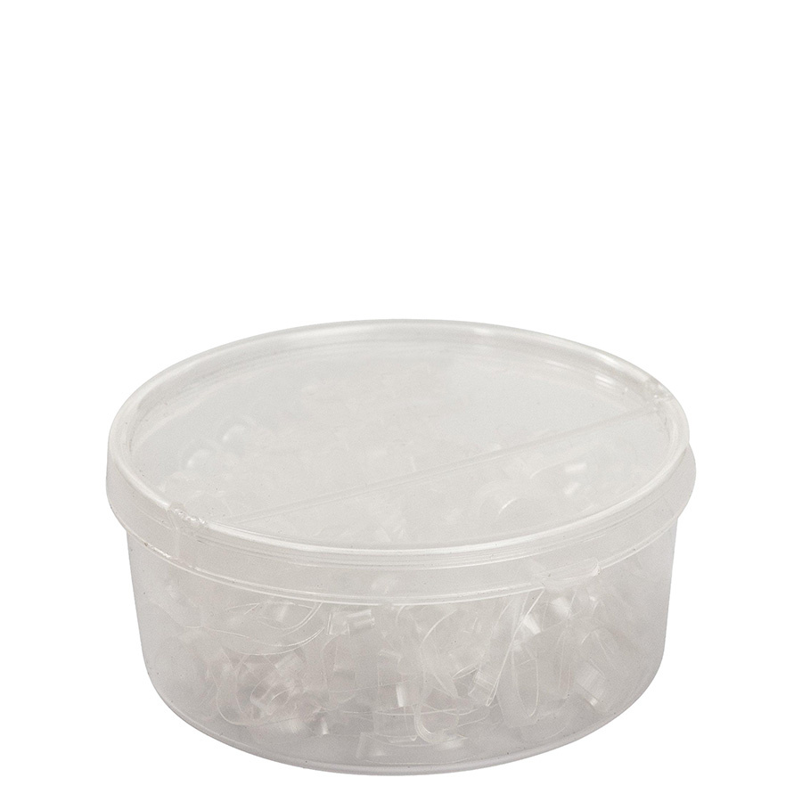 Gummiband Silicone 250st Transparent