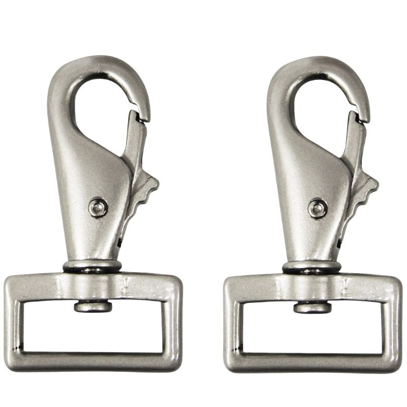Schnallen für Pferdedecken Carabiner Silber
