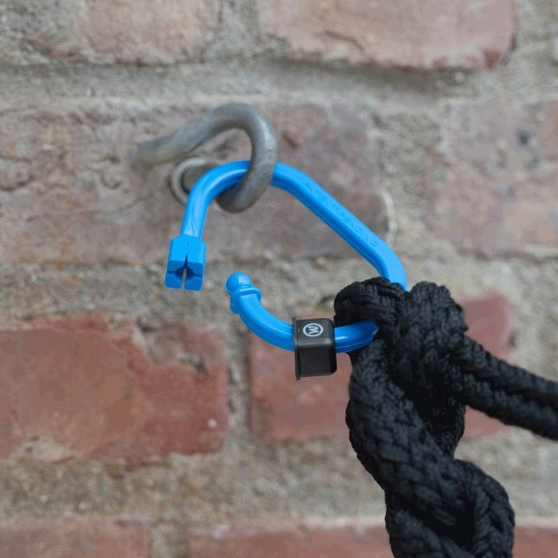Karabinerhaken Safety Lock 2-pack Blau