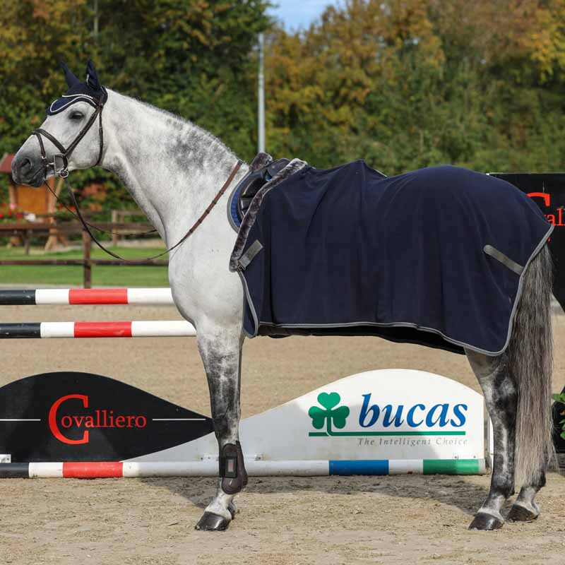 Fleecedecke Show-Line 600 Marineblau