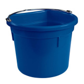 Eimer mit flacher Rückseite Blau Eimer mit flacher Rückseite Blau