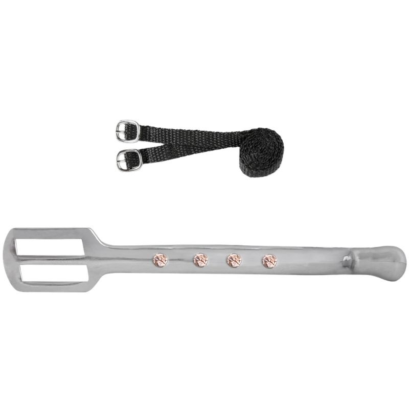 Sporen mit Riemen Crystal Rosa