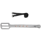 Sporen mit Riemen Crystal Rosa Sporen mit Riemen Crystal Rosa