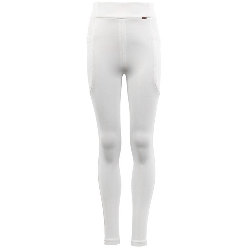 Reitleggings Kinder/Junior Bitterroot Silicone Full Seat Weiß