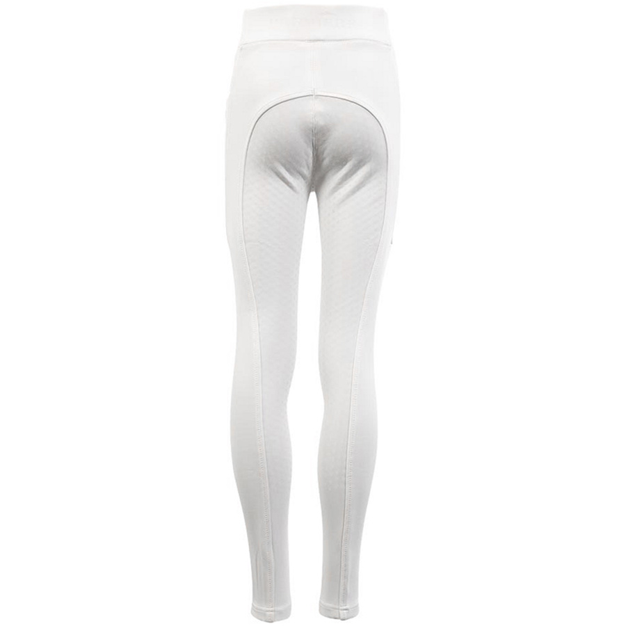 Reitleggings Kinder/Junior Bitterroot Silicone Full Seat Weiß