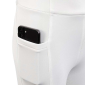 Reitleggings Kinder/Junior Bitterroot Silicone Full Seat Weiß Reitleggings Kinder/Junior Bitterroot Silicone Full Seat Weiß