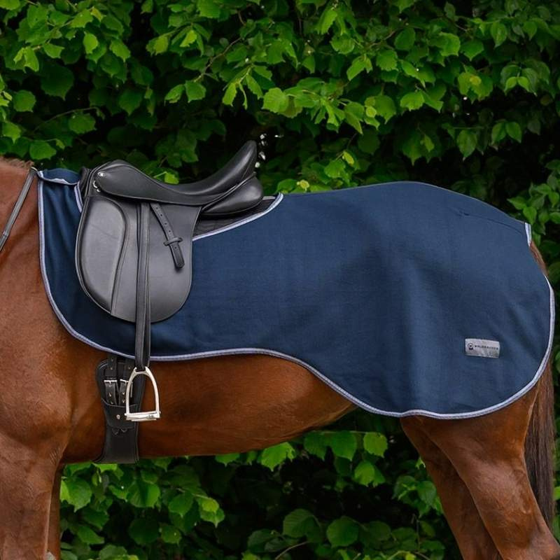 Ausreitdecke Fleece Essential Marineblau