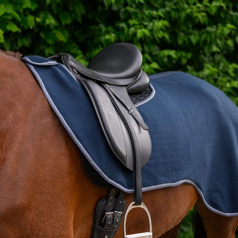 Ausreitdecke Fleece Essential Marineblau