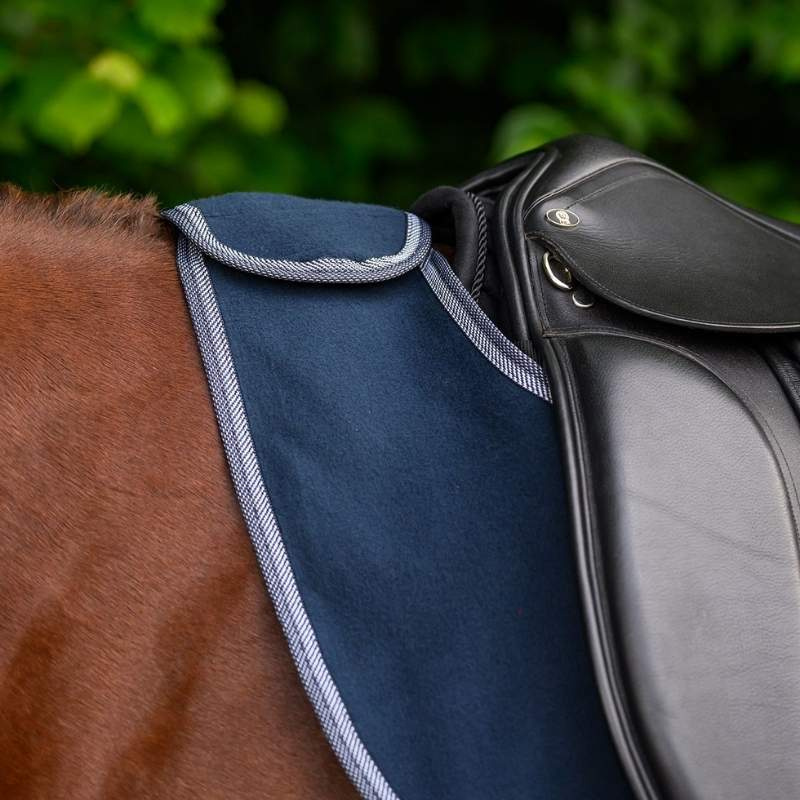 Ausreitdecke Fleece Essential Marineblau