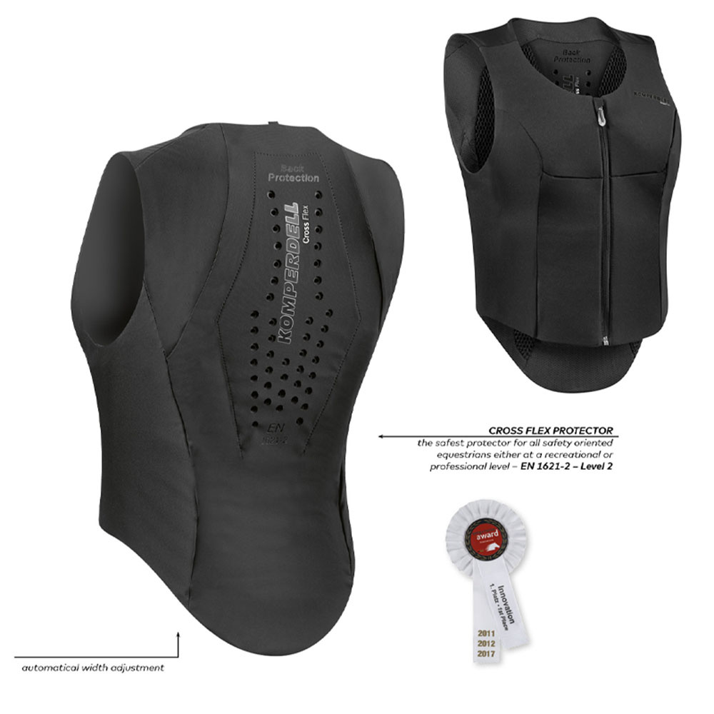 Rückenprotektor Ballistic Flex Fit Slim Schwarz/Silber