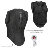 Rückenprotektor Ballistic Flex Fit Slim Schwarz/Silber Rückenprotektor Ballistic Flex Fit Slim Schwarz/Silber