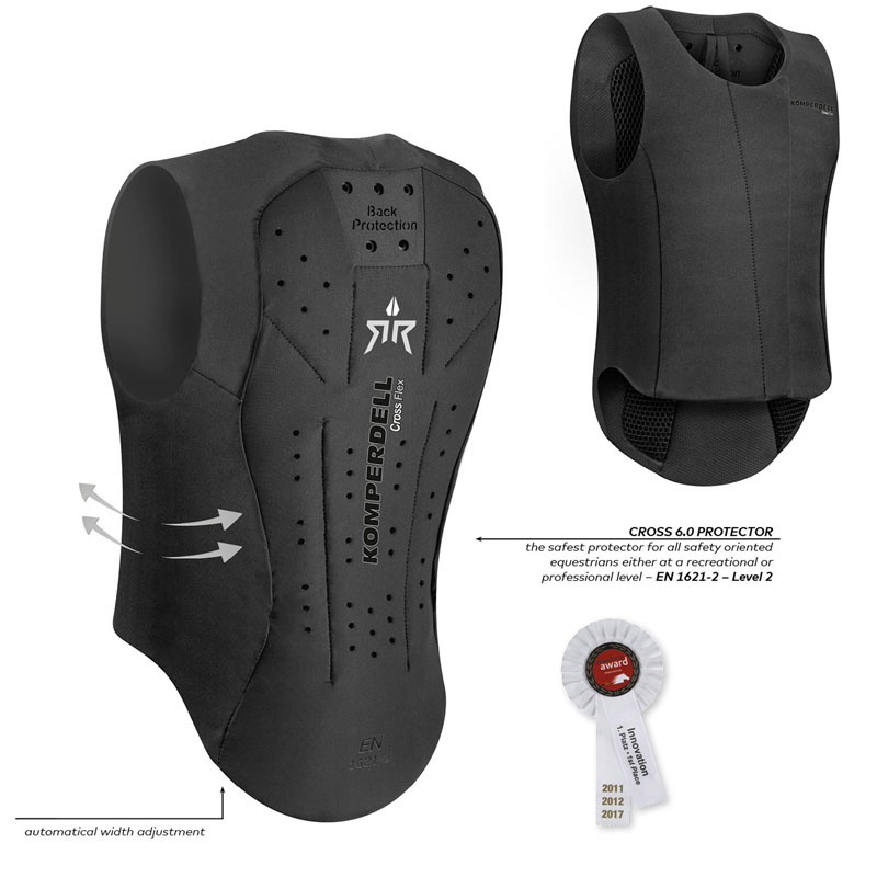 Rückenprotektor Kind/Jugend Ballistic Flex Fit Champion Schwarz/Silber