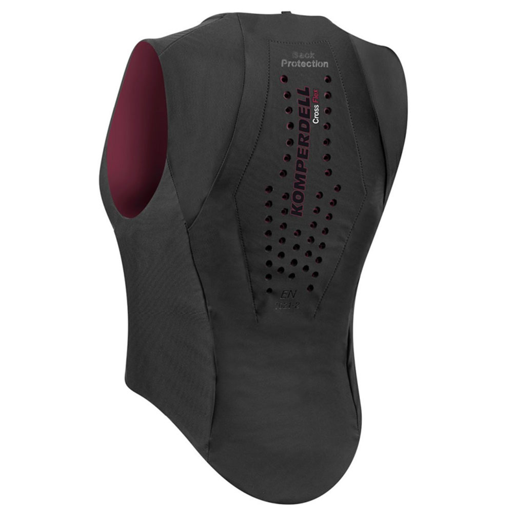 Rückenprotektor Ballistic Flex Fit Slim Schwarz/Bordeaux