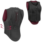 Rückenprotektor Ballistic Flex Fit Slim Schwarz/Bordeaux Rückenprotektor Ballistic Flex Fit Slim Schwarz/Bordeaux