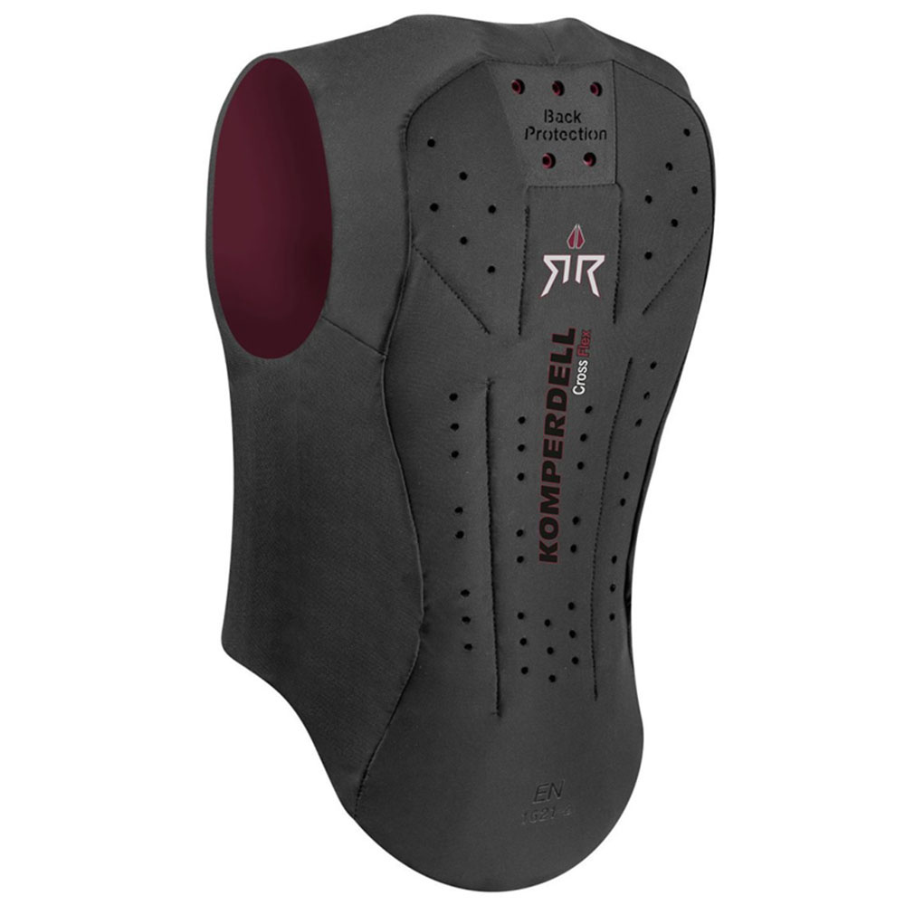 Rückenprotektor Kind/Jugend Ballistic Flex Fit Champion Schwarz/Bordeaux