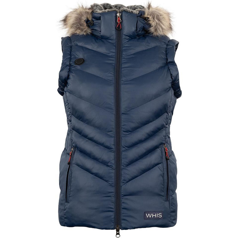 Reitweste Coach mit Heizung Marineblau