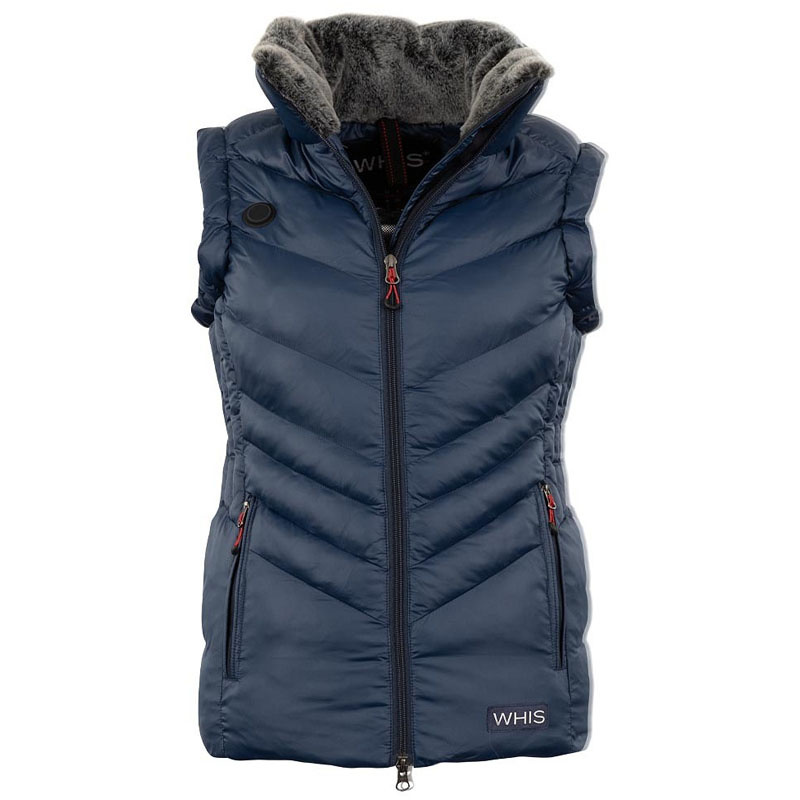 Reitweste Coach mit Heizung Marineblau