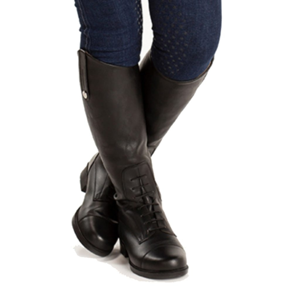Reitstiefel Junior Mandy Protec Synthetik Schwarz