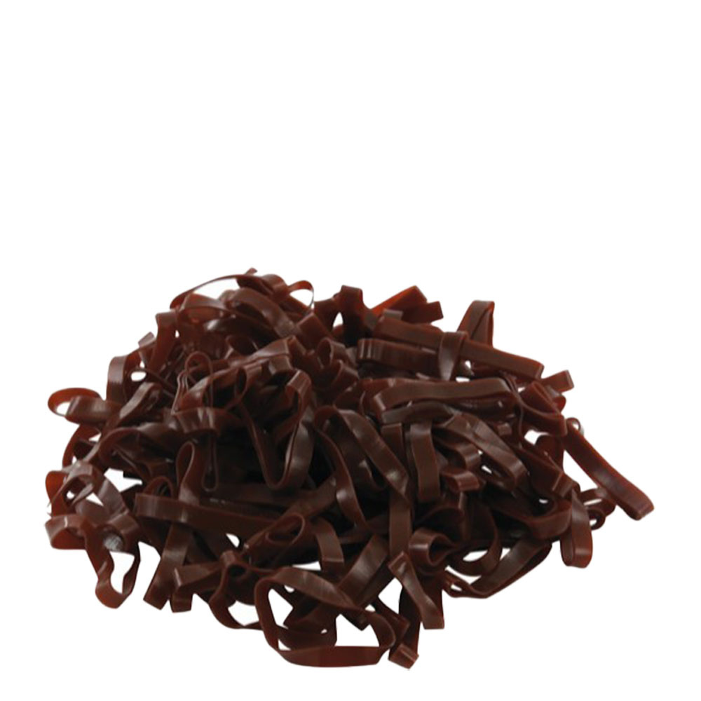 Gummibänder Silikon 500 Stück HG Braun