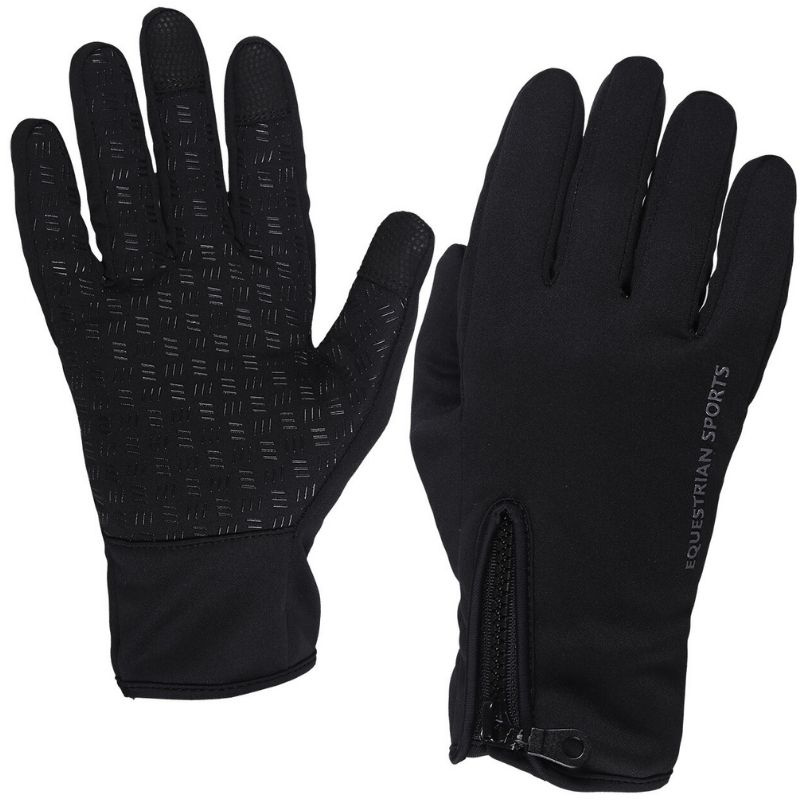 Winterreithandschuhe Vienna Softshell Schwarz
