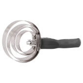 Isländerstriegel Soft Grip Schwarz/Grau Isländerstriegel Soft Grip Schwarz/Grau