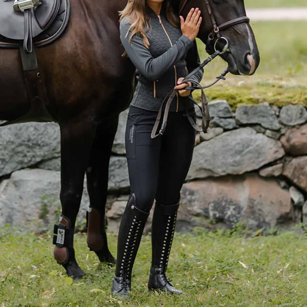 Reithosen ES Dressage Elite Full Grip Black