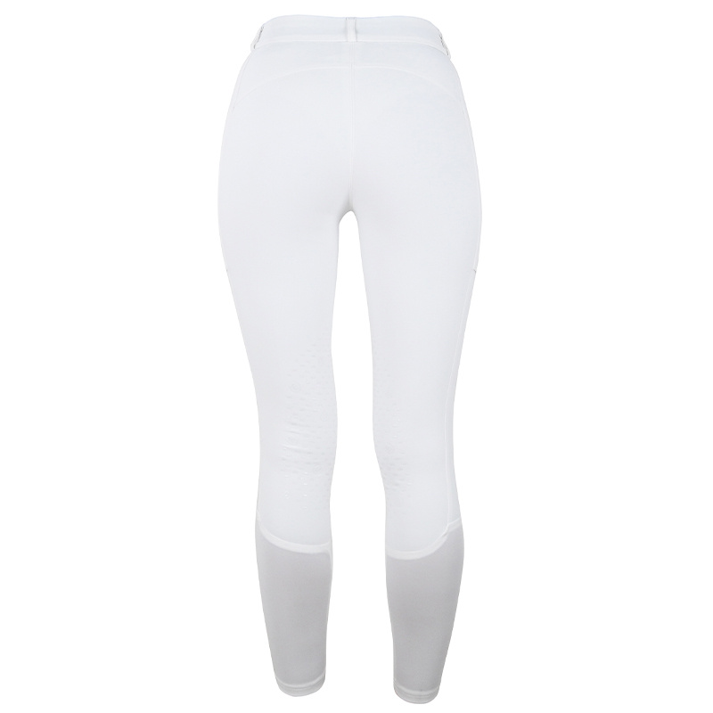 Reithosen ES Jump Elite Knee Grip White Perfection