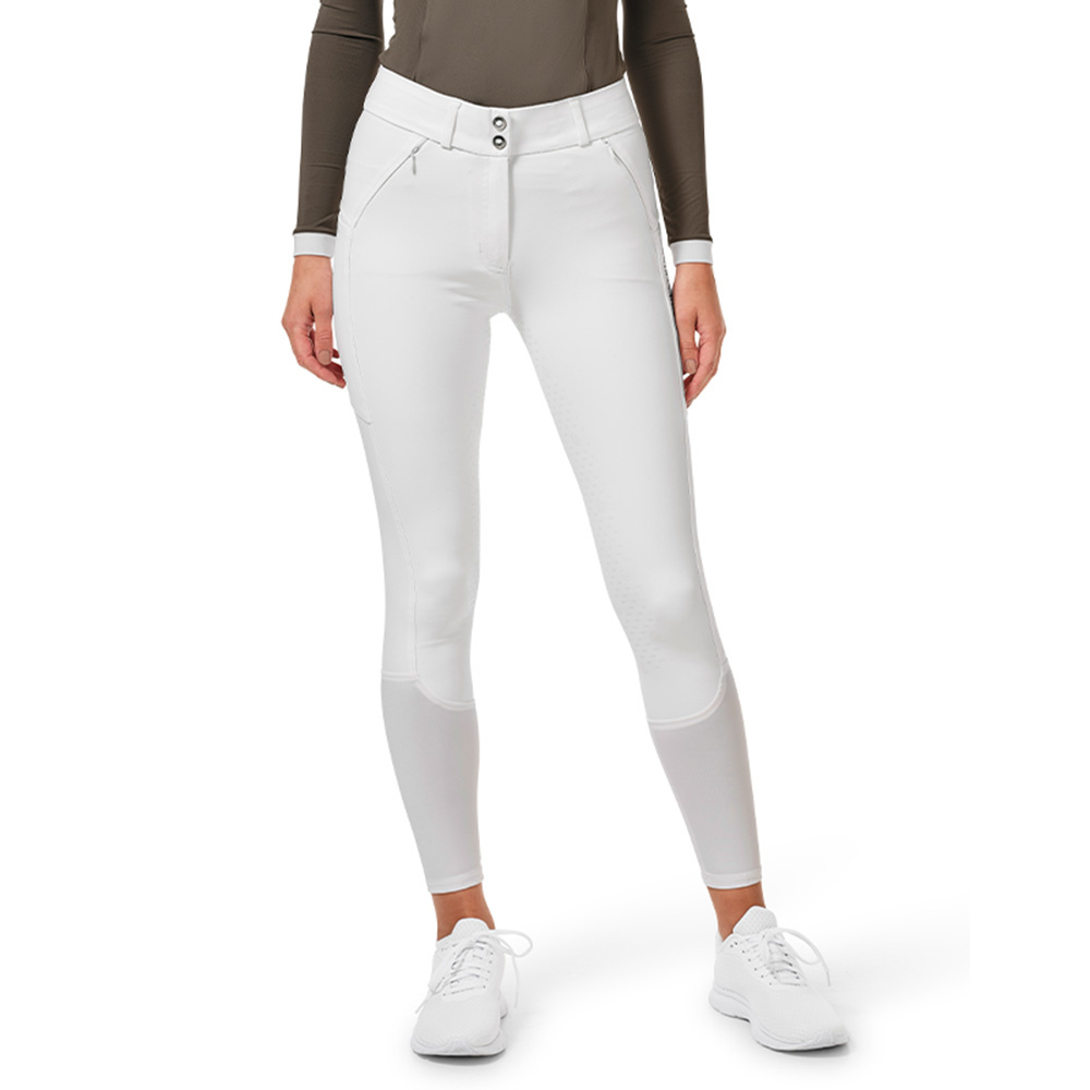 Reithosen ES Dressage Elite Full Grip White Perfection