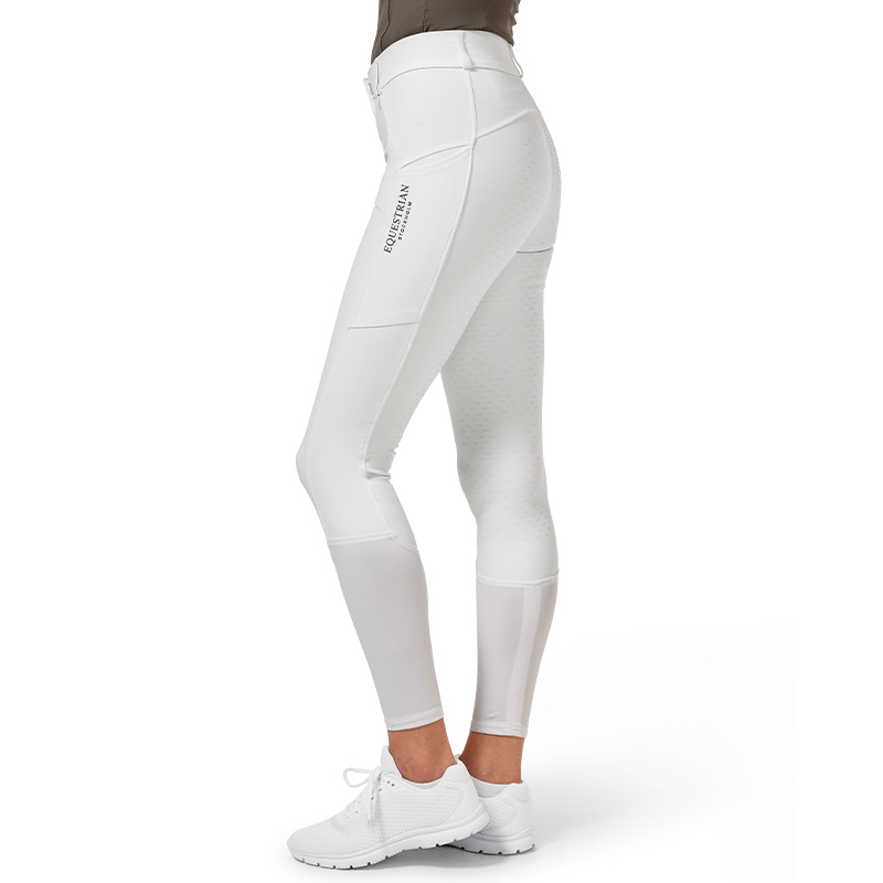 Reithosen ES Dressage Elite Full Grip White Perfection