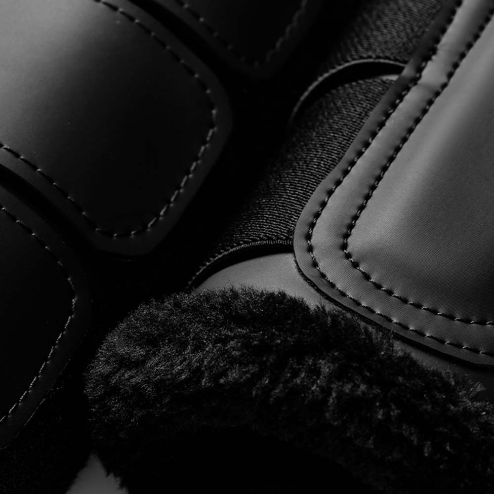 Gamaschen ES Faux Fur Black