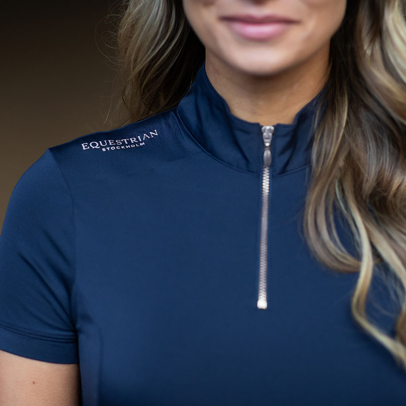 Trainingstop ES UV Protection Short Sleeve Midnight Blue