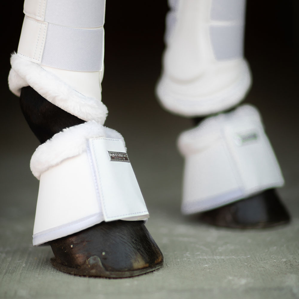 Springschoenen ES Faux Fur White Silver