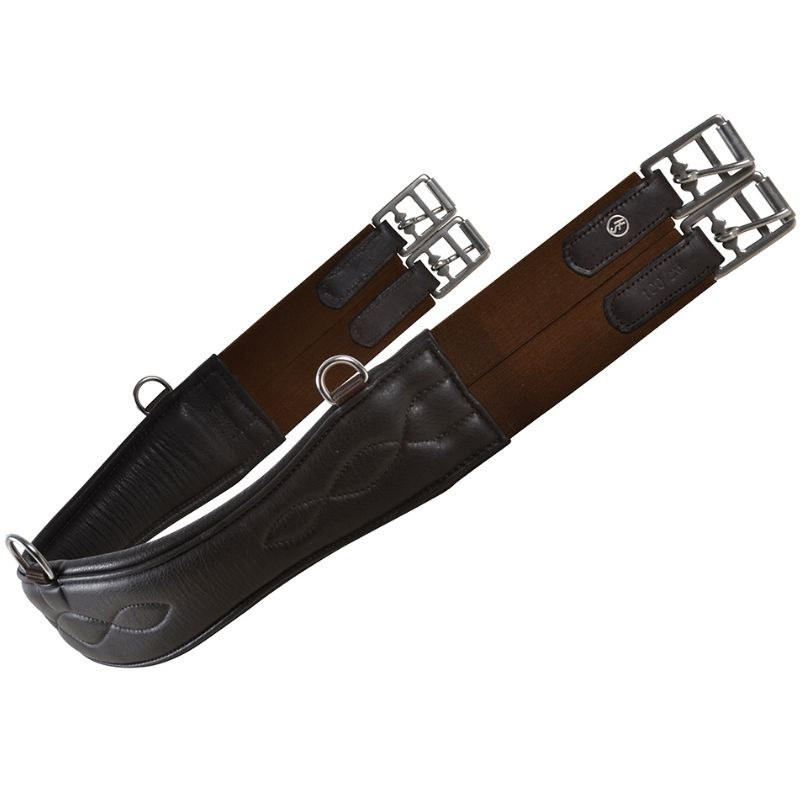 Anatomischer Sattelgurt HS Leather Braun