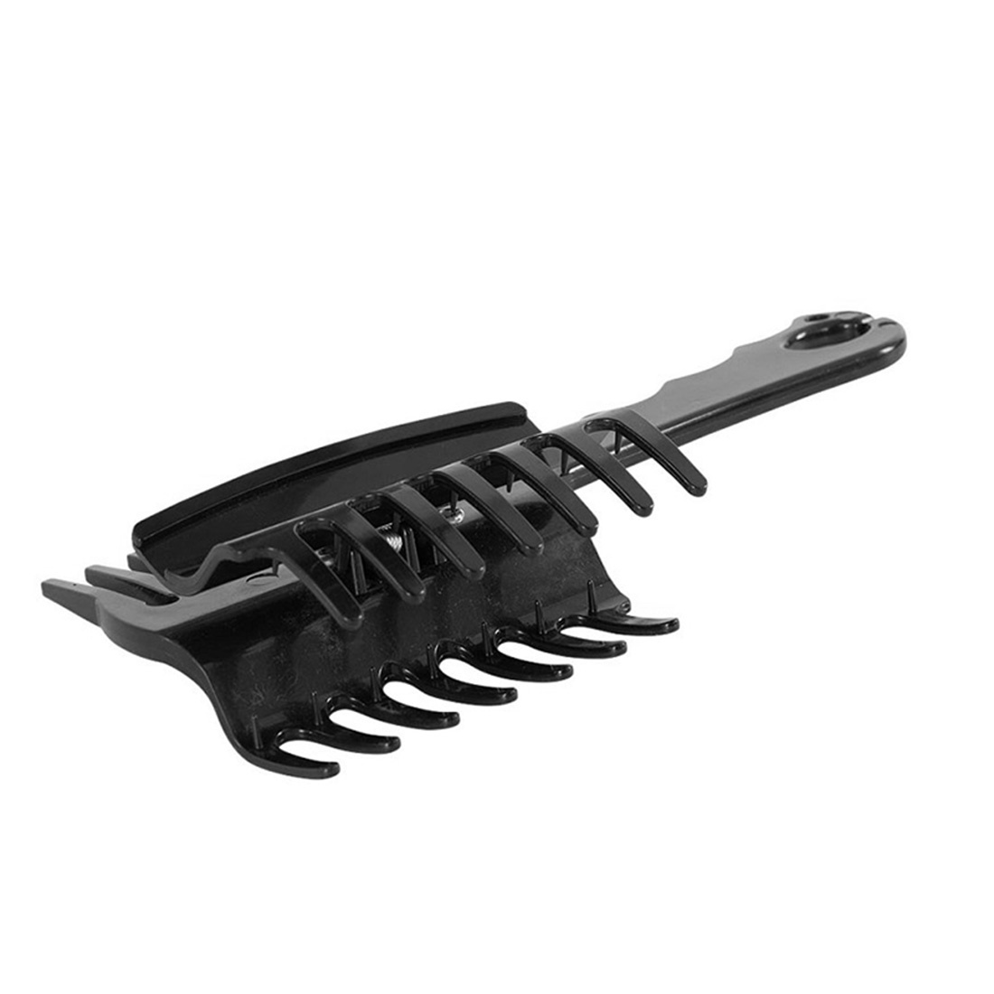 Striegel mit Clip Schwarz