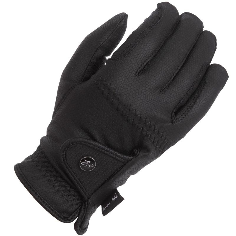 Reithandschuhe Flexible Grip Winter Schwarz